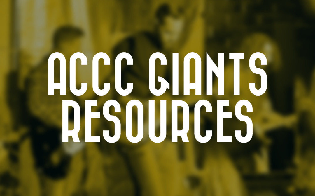 ACCC ’16 Giants Resources